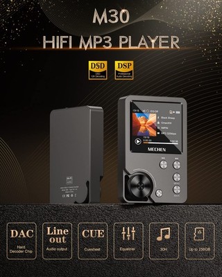 MECHEN M30 HiFi MP3 Player, Lossless DSD High Resolution Digital
