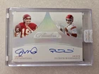 🔥 2025 Panini Flawless Joe Montana Patrick Mahomes Dual Auto # 18/20 KC Chiefs