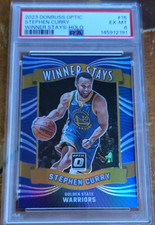 Panini 2023-24 Donruss Optic Winner Stays Stephen Curry #16 Holo Prizm PSA 6