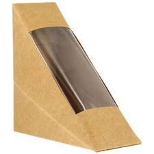 Zeus Packaging Kraft Sandwich Wedges | 1x500 | Free Delivery