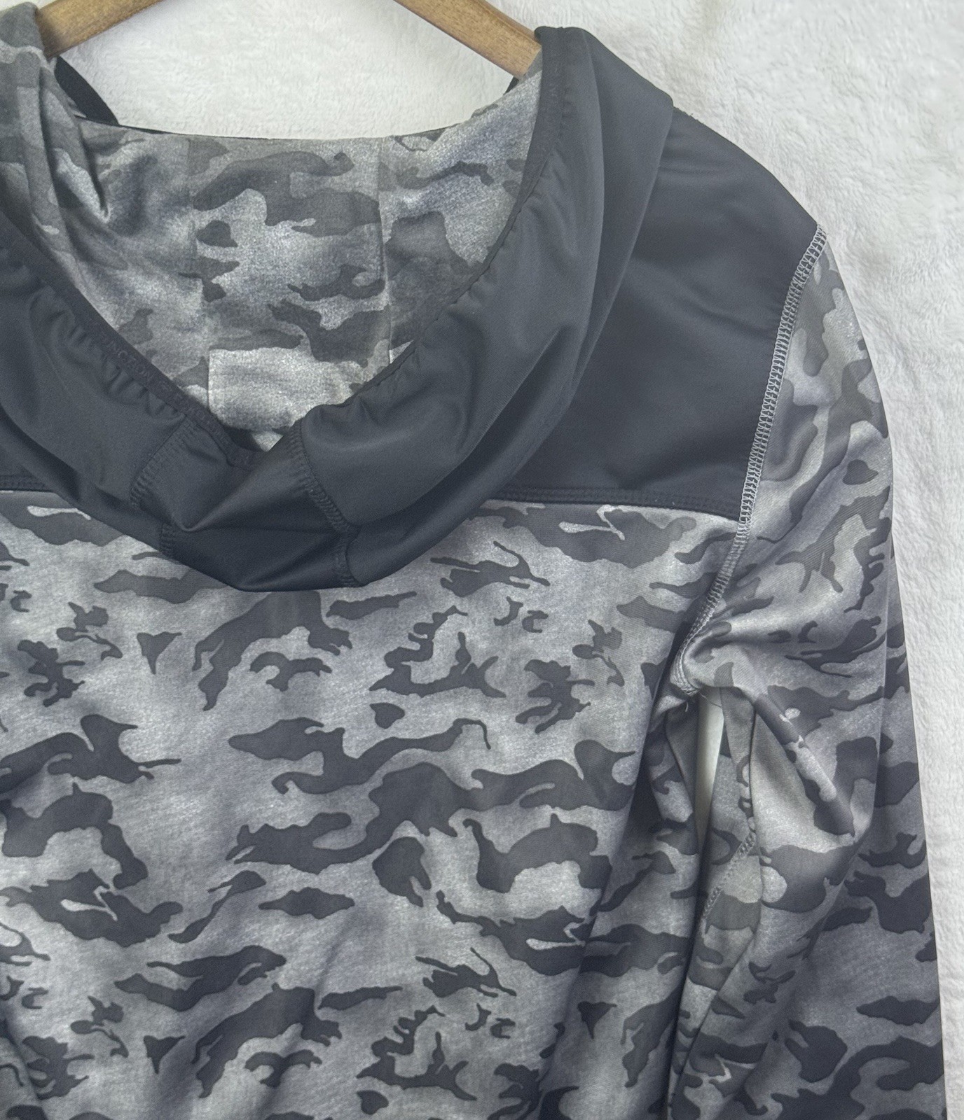 Ecko Function Track Jacket Mens Medium Gray Camo … - image 15