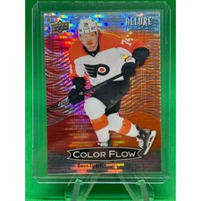 2024-25 Upper Deck Allure Color Flow Red-Orange Spectrum /150 Owen Tippett Flyer