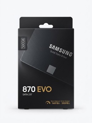 Samsung EVO 870 500GB, Internal, 2.5 inch (MZ-77E500BW) Solid State Drive