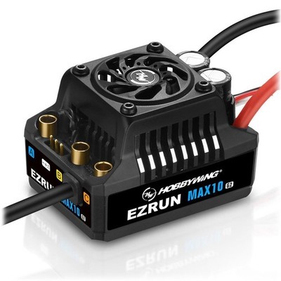 Hobbywing Ezrun MAX10 G2 Regler 80 Amp, 2-3s LiPo, BEC 5A / HW30102604