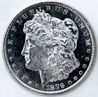 1879 S MORGAN DOLLAR! GEM BU++! PROOF LIKE! BLACK MIRRORS! OUTRAGEOUS! NR #S1104