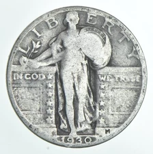 1930 Standing Liberty Quarter AC Average Circ