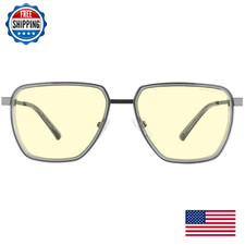 GUNNAR Clix Gaming Glasses - Amber Lens, Blue Light Blocking, UV Protection