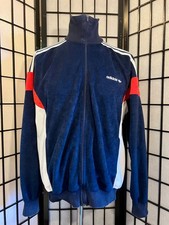 Vintage 80s Adidas Challenger L  Equipe Ventex Velour Track Jacket France 180 L