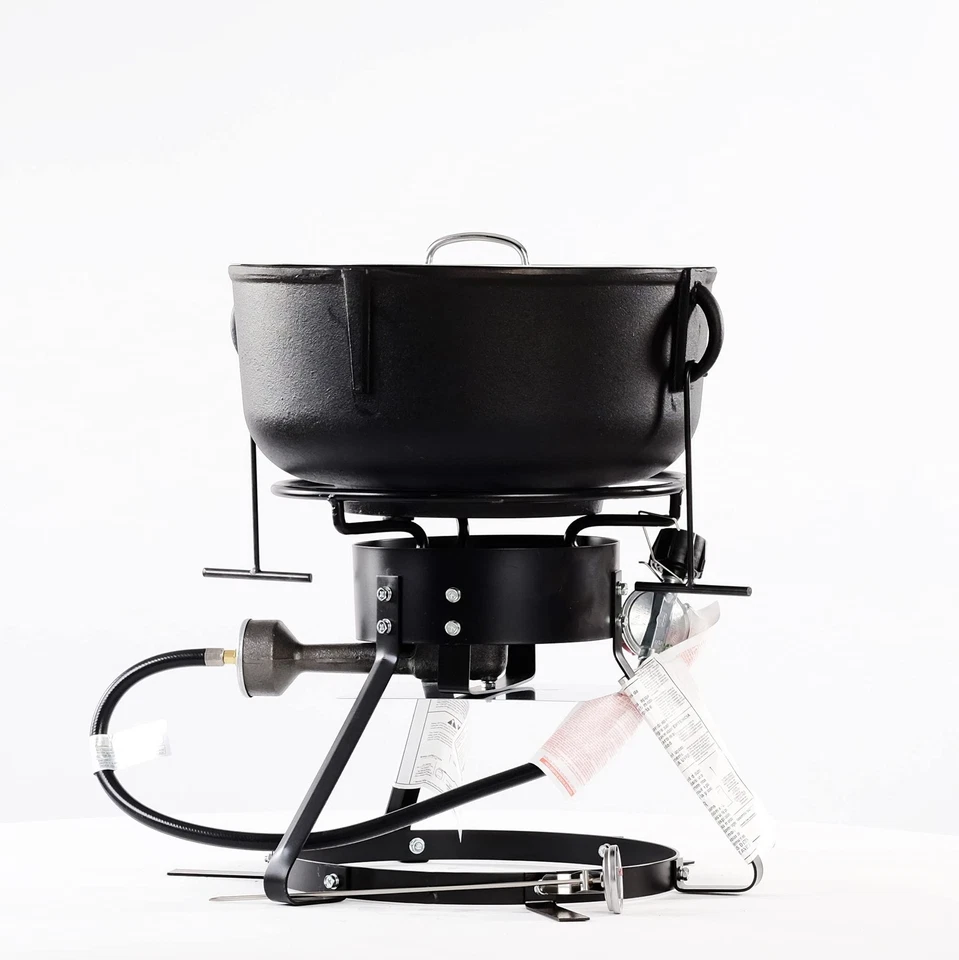 Panela Jambalaya modelo # 1204 e panela de ferro fundido de 4 galões - Imagem 4 de 4