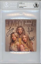 The Castellows FULL BAND SIGNED Homecoming Album Cover Art Card BAS Beckett COA