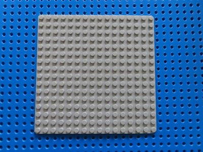 Lego 1 x Platte Bauplatte flach 3867 16x16 alt hellgrau 6399 6355 4851 Org .