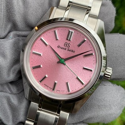 Grand Seiko Hanami Pink Dial SBGW313 Manual Wind Wristwatch - Box