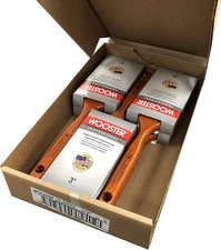 Brush J4102 Super/Pro Badger 3 Inch Flat Sash Paint Brush - Pack of 6