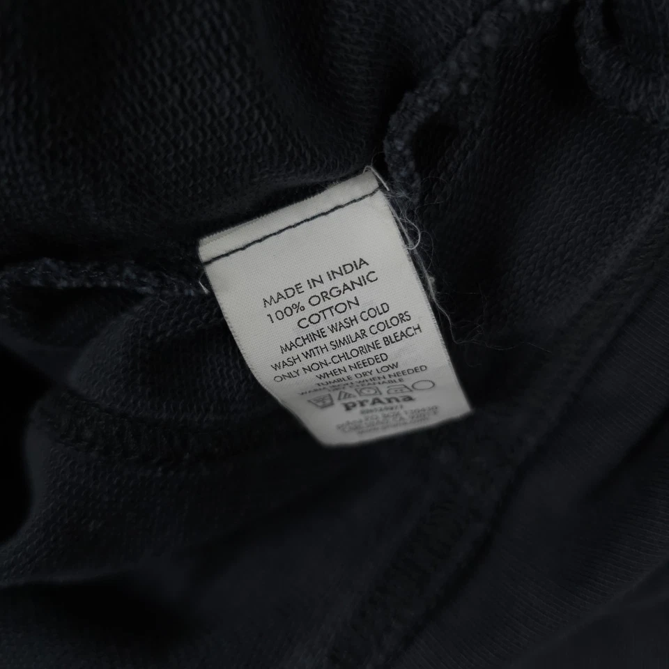 Chaqueta prAna Mujer Gris Medio Candice Algodón Orgánico Abotonada Terry Atletismo Foto 4 de 4