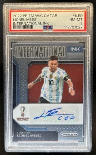 World Cup Lionel Messi 2022 Panini Prizm World Cup Lionel Messi Auto