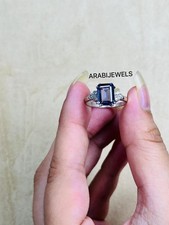 Color Change Alexandrite Ring 925 Sterling Silver Gift For Her.