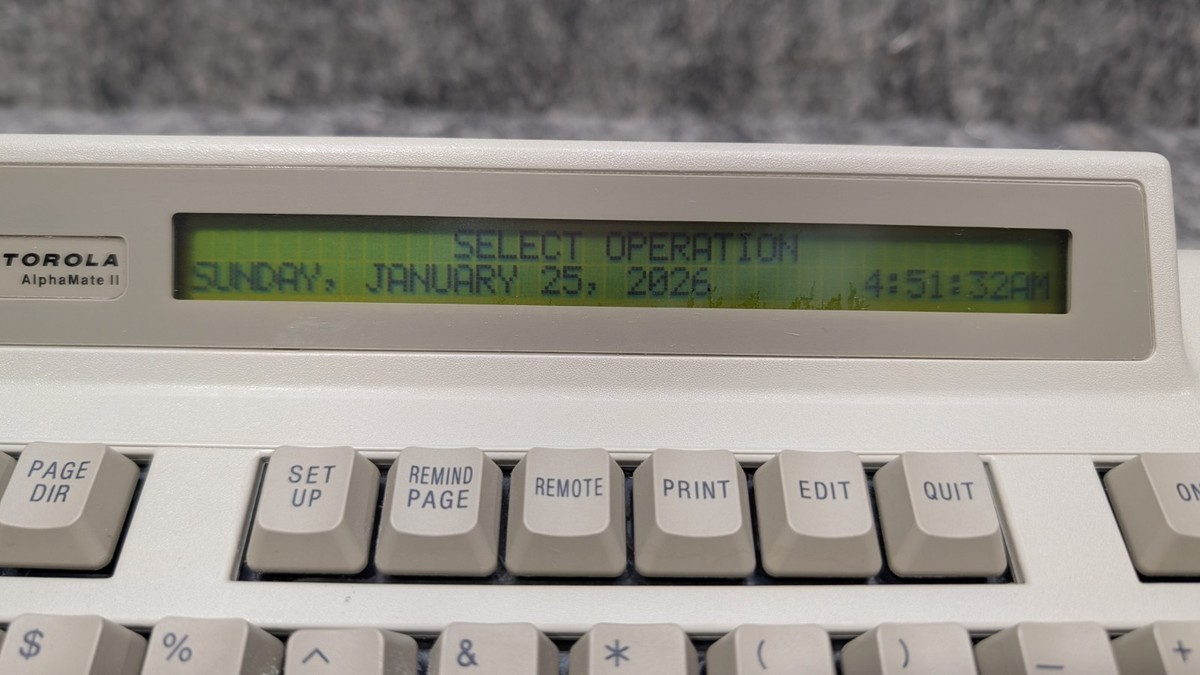 Motorola AlphaMate II N1593A Alpha-Numeric Paging Keyboard