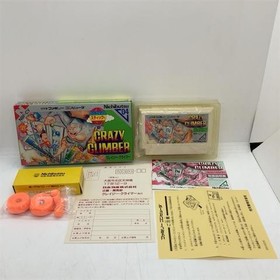Crazy Climber Nintendo Famicom FC NES CIB W/Box Stick Japan Import Tested Rare