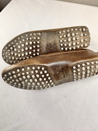 Tod's Pewter Silver Driving Mokassins Schuhe Gr. 39 GUC - Bild 9 von 14