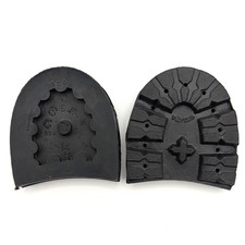 Vibram 100 Montagna Heels SBR Solid Size 14 Rugged Outdoor 1 Pair Black