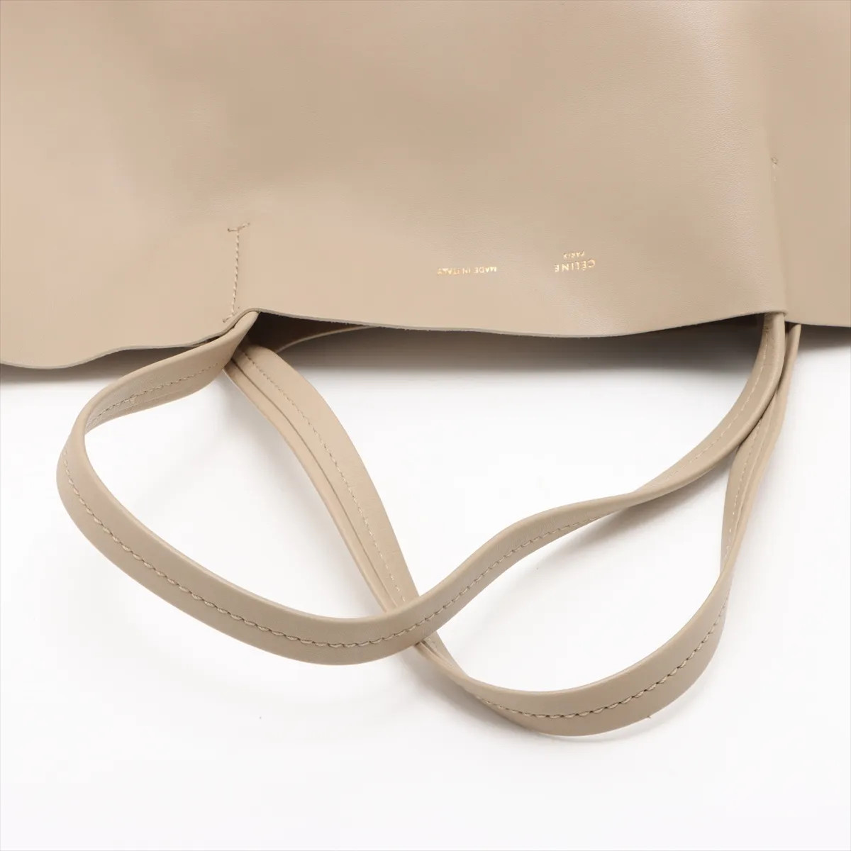Celine Horizontal Cabas Leather Tote bag Beige — image 5