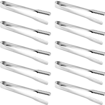 Edelstahl Zangen Set 10 Stück Salat Candy Eis Würfel Gebäck Bar Hochzeit