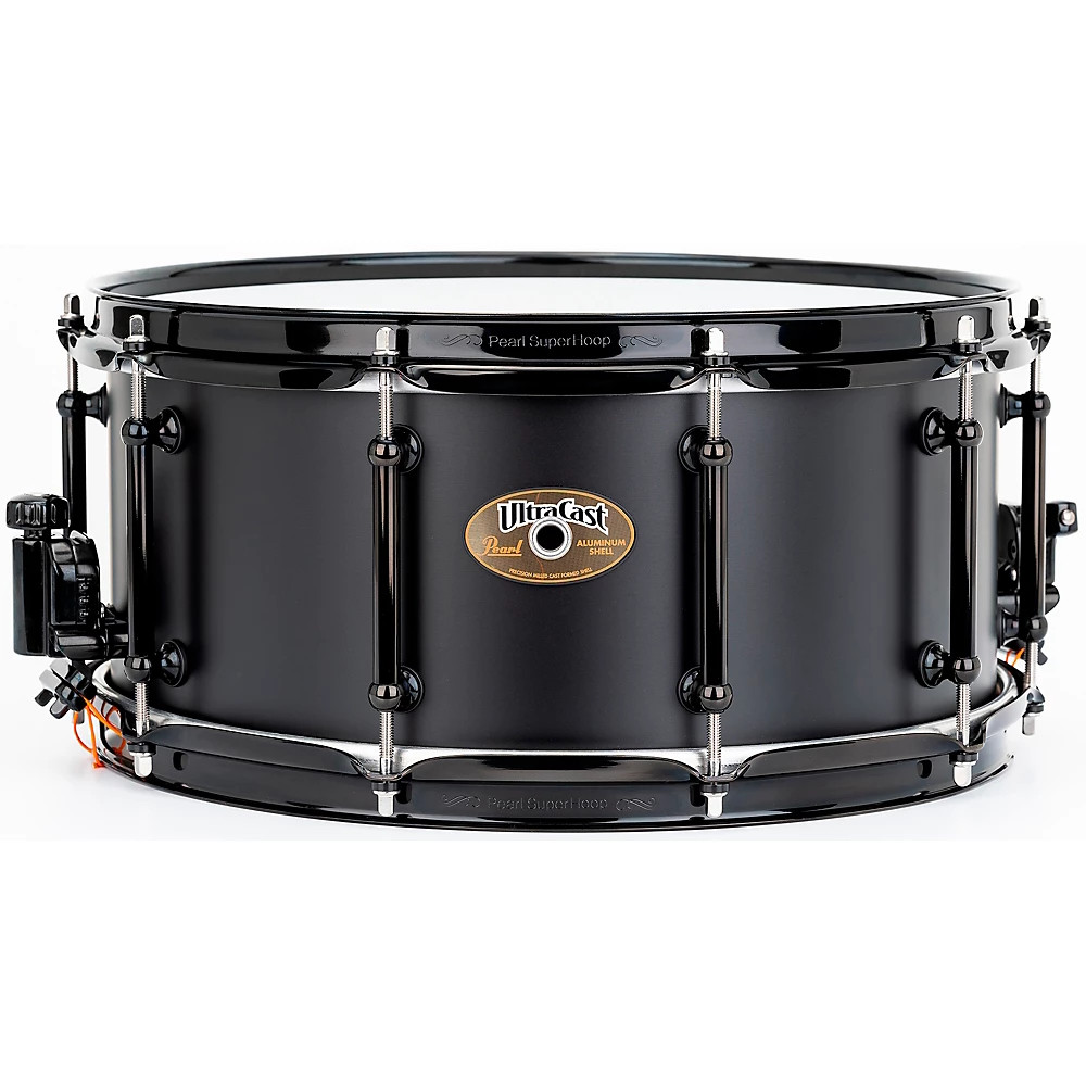 Pearl Ultracast 535mm Cast Aluminum Snare Drum 14 x 65 in Black 169190₽