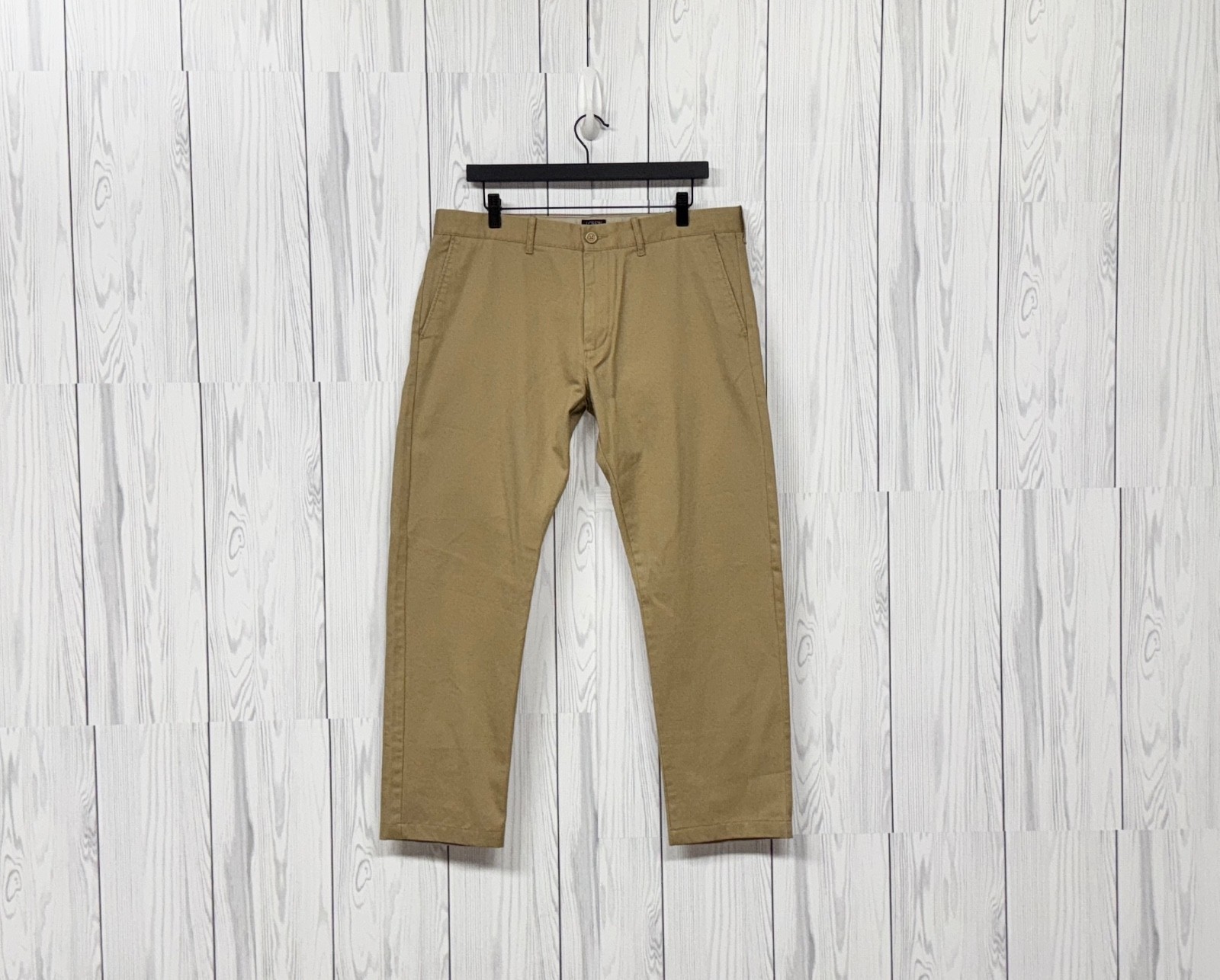 J Crew khaki pants mens size 34x28 slim straight chino