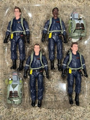 Hasbro haslab Ghostbusters 4 figures Set w/ slime blowers- Ray, Peter, Egon,