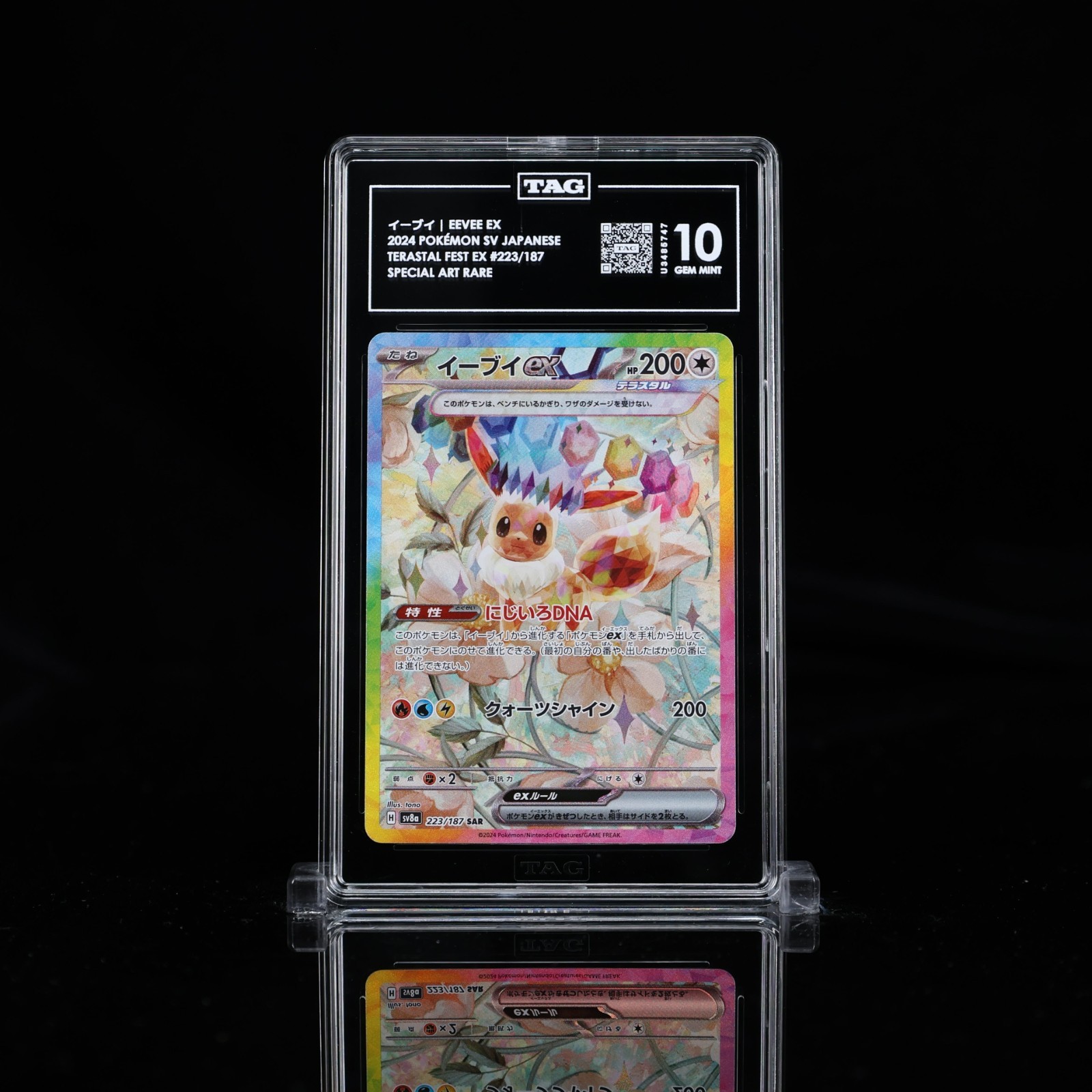 TAG 10 Eevee ex 223 SAR Terastal Festival Special Art Rare Pokemon Card