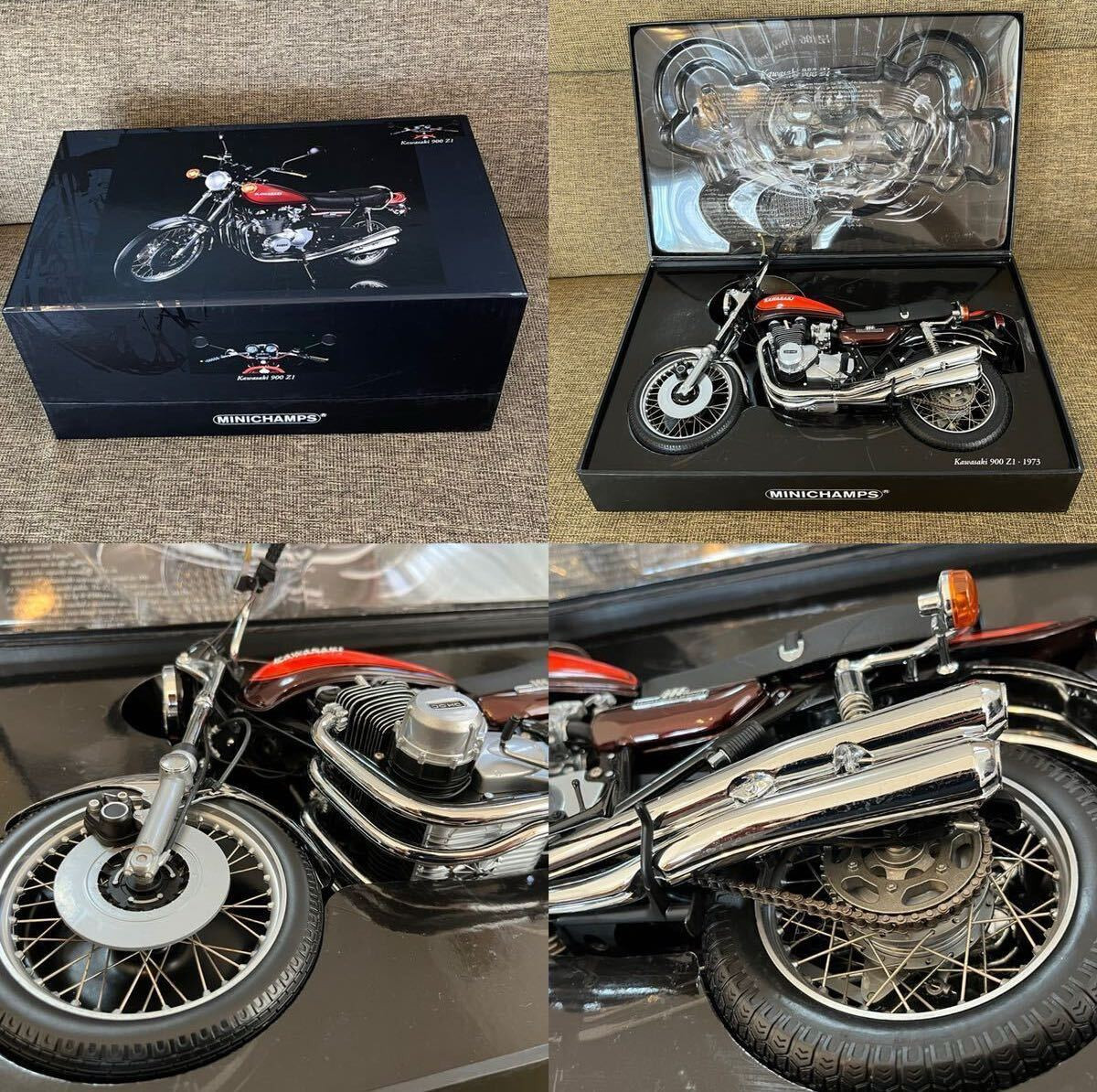 Poor Condition Giant Precision 1/6 Fireball Kawasaki Z1 900 Poor Condition Giant Precision 1/6 Fireball Kawasaki Z1 900