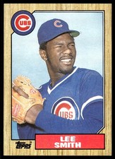 Lee Smith 1987 Topps #23 Chicago Cubs MLB READ FREE SHIPPING AutographDen