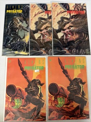 Aliens Vs Predator #1 1 2 2 3 1990 Dark Horse Comics Set Lot Run VF *W4