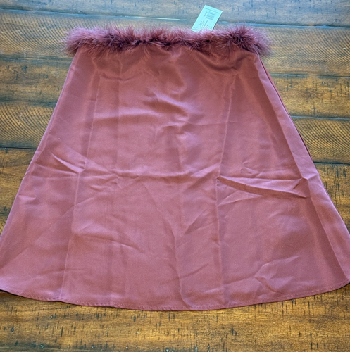 WE WORE WHAT  Strapless Mini Dress - Duchess Satin, Brown, Size 4  MSRP $138 - Picture 1 of 8