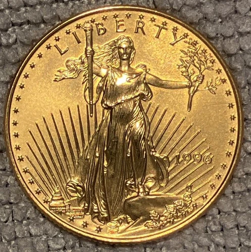 Low Mintage 1996 $25 American Gold Eagle Gem 1/2 oz BU++++ Key Date