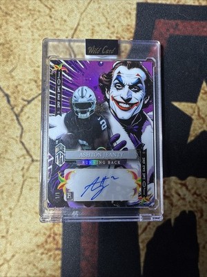 2025 Wild Card Jokers Wild Ashton Jeanty True 1/1 Auto RC Raiders