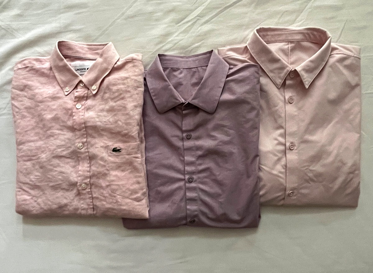 (3) MEN'S SHIRTS LS Button-down LULULEMON Perform… - image 1