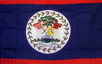 BELIZE COUNTRY 3'X 5' POLY FLAG