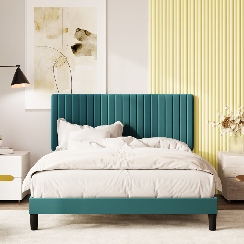 Dunphy Upholstered Platform Queen Bed eBay