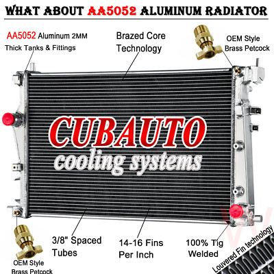 3 Row Aluminum Radiator Fits Jeep Cherokee 2.4L 3.2L 2014 2015 2016 2017 2018
