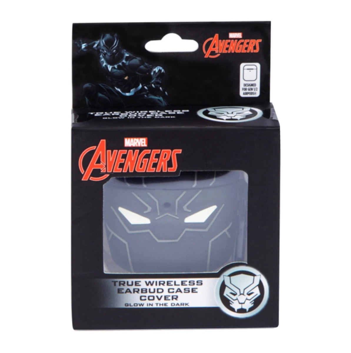 NEW Marvel Avengers Black Panther Wireless Earbuds AirPods Case Cover