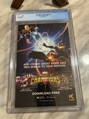 Disney Star Wars Darth Vader 6 Marvel Comic 2nd Printing Ochi Of Bestoon CGC 9.8 - Picture 2 of 2