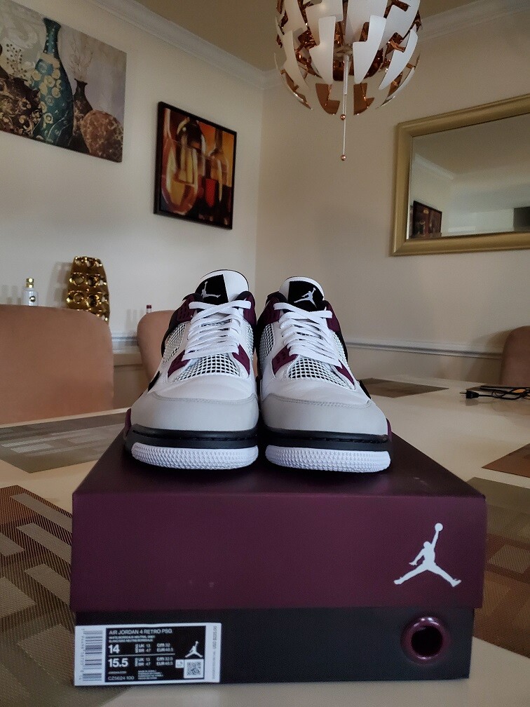 Nike Air Jordan 4 IV PSG Paris Saint-Germain Bred Cement UNC