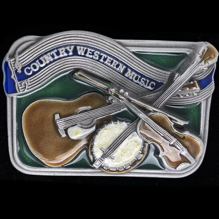 Country music top belt buckle