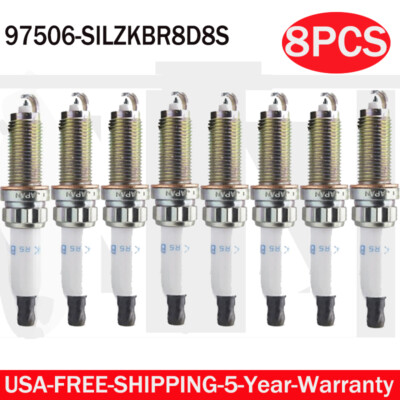 8x New #97506 Laser Iridium Spark Plugs SILZKBR8D8S