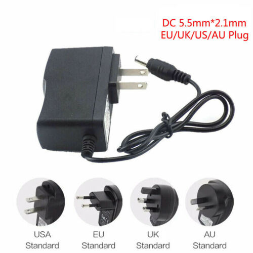 5V 1A Power Supply Adapter Wall Charger AC DC Transformer 5.5mm x 2.1-2.5mm - Picture 1 of 9