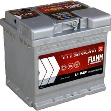 Batteria Auto Fiamm Titanium Plus Cod. L1 54P 54ah 520A Polo Positivo a Destra - Miniatura 1