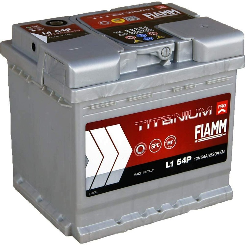 Batteria Auto Fiamm Titanium Plus Cod. L1 54P 54ah 520A Polo Positivo a Destra - Immagine 1