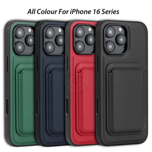 For iPhone 16 15 Pro MAX 14 13 12 11 XS XR 8 Plus SE Case Magsafe Card Holder - Picture 4 of 17