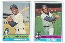 1976 Topps Baseball Singles #501 to #660 complete your set